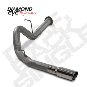 Chevrolet 3500 Performance Exhaust - Diamond Eye Performance - DPF Back, Single - Stainless Steel - `08-`10